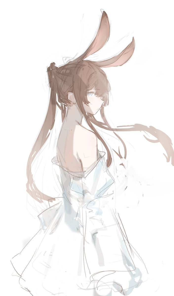 mirai99s's tweet photo. Amiya doodle  

#Arknights #アークナイツ https://t.co/8KbSeRhkJU