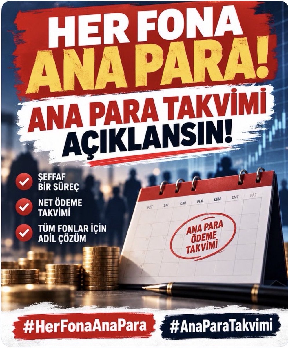 carpedim1's tweet photo. Sayın Cumhurbaşkanım,

Bu para bizim yıllarca çalışarak biriktirdiğimiz emeğimiz. Ailelerimizin geleceği için ayırdığımız birikimimiz.
Lütfen sesimizi duyun. AnaParamızı istiyoruz.
#HerFonaAnaPara
#AnaparaTakvimi
@RTErdogan @_cevdetyilmaz @tcbestepe @Akparti @abakingurlek @memetsimsek
