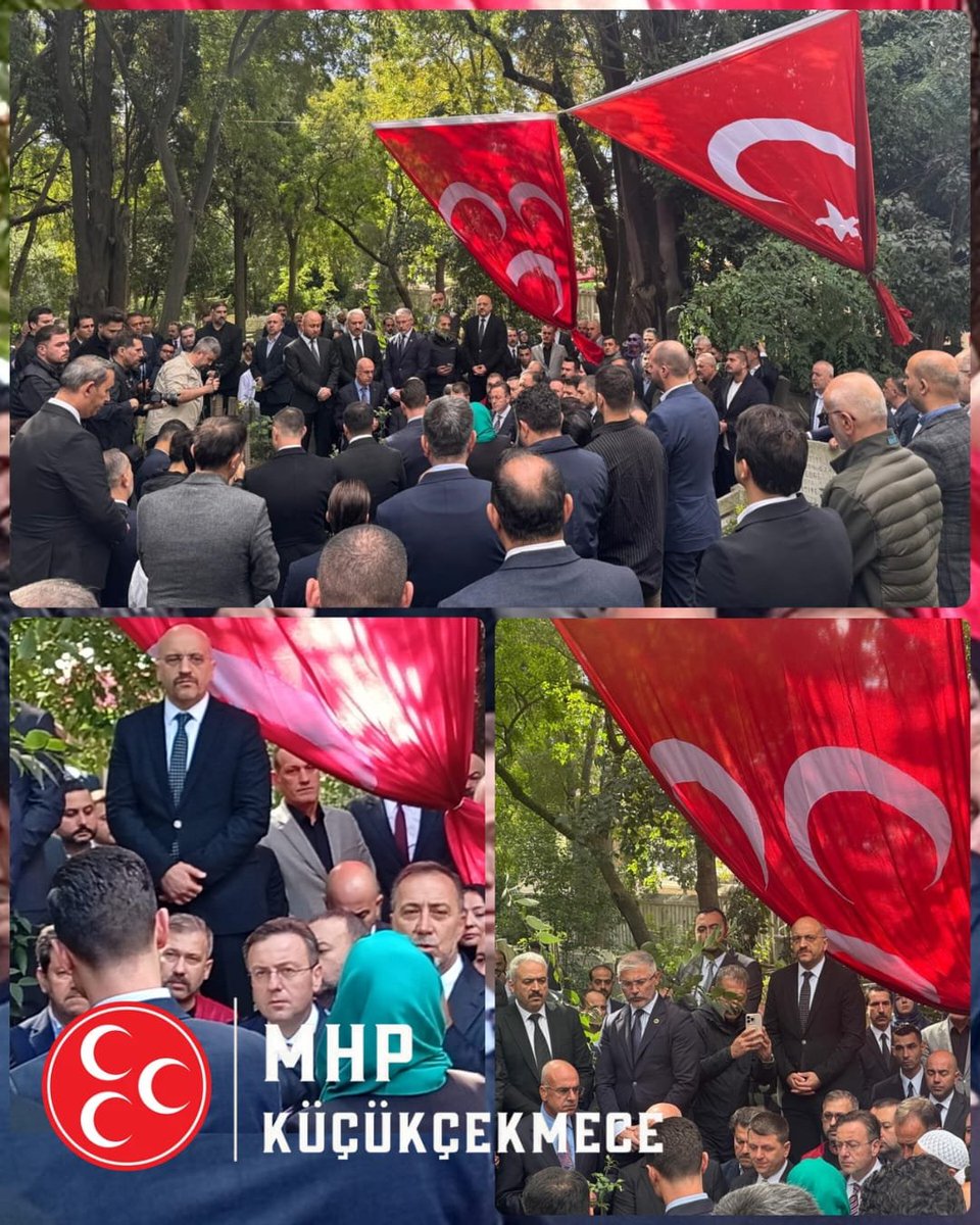 KCEKMECE_MHP's tweet photo. İlçe Başkanımız ve Yöneticilerimiz, 3 Ekim 1978 tarihinde şehit edilen Merhum İstanbul İl Başkanımız #RecepHaşatlı ve 17 yaşındaki evladı Mustafa Haşatlı’yı anma törenine katılmışlardır. 

Tüm şehitlerimizin aziz ruhları şad olsun.

@_MHPistanbul_
@BBvolkanyilmaz

#MHPİstanbul https://t.co/ns3n290jOI