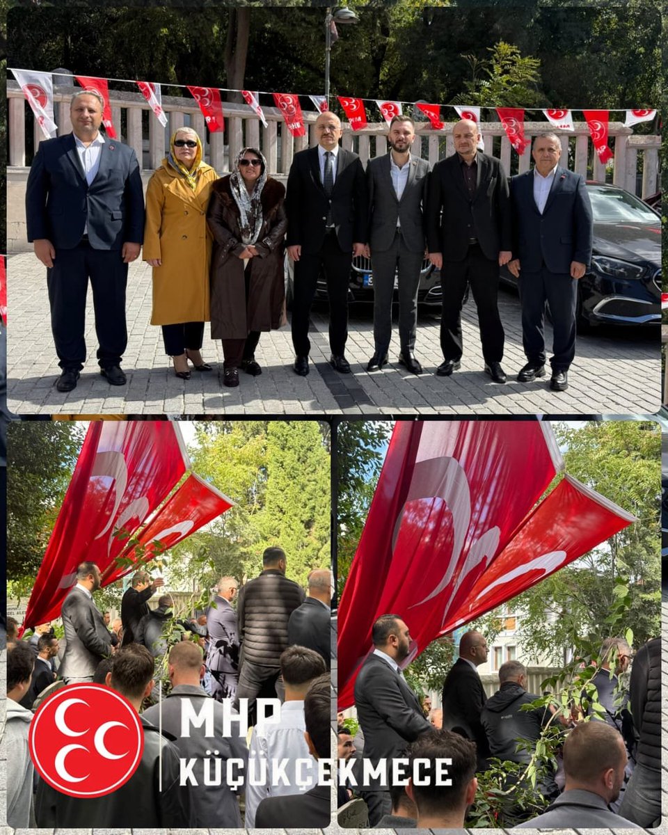 KCEKMECE_MHP's tweet photo. İlçe Başkanımız ve Yöneticilerimiz, 3 Ekim 1978 tarihinde şehit edilen Merhum İstanbul İl Başkanımız #RecepHaşatlı ve 17 yaşındaki evladı Mustafa Haşatlı’yı anma törenine katılmışlardır. 

Tüm şehitlerimizin aziz ruhları şad olsun.

@_MHPistanbul_
@BBvolkanyilmaz

#MHPİstanbul https://t.co/ns3n290jOI
