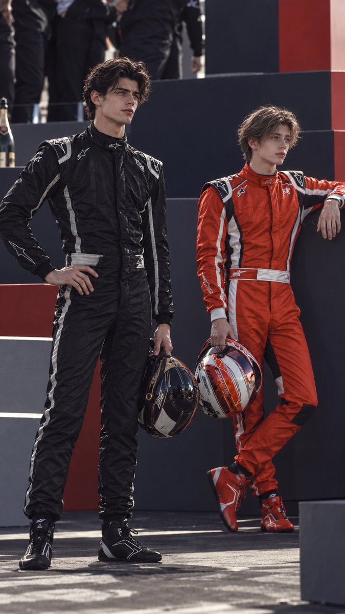 lumos5322's tweet photo. Timéo &amp; Fabian living the F1 dream🏁🔥 #Timeo #Fabian #arhapsodyforthecrownprince
官方在这PlotCraftFilms https://t.co/lg4kStRYLL