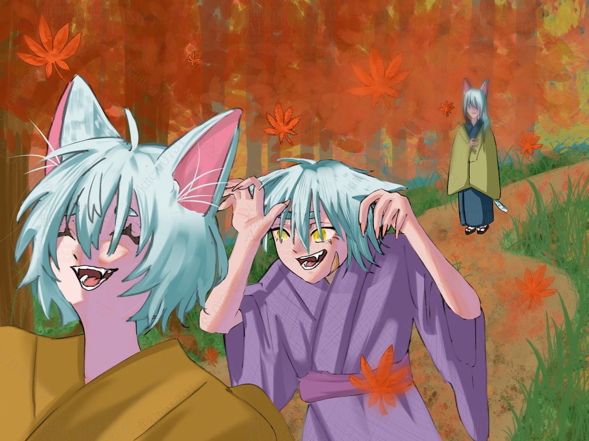 kitcat0731's tweet photo. #自創作に狂っている人間と繋がりたい
#絵柄が好みって人にフォローされたい
#一次創作祭り秋の陣2026

物語の一部を切り取ったような創作絵を描いています🍵
和、獣人、不穏等大好きです⛩
少しですが♻️中心に♡ものんびり巡回させて頂きます🏮 https://t.co/dZ8oSoFeU2