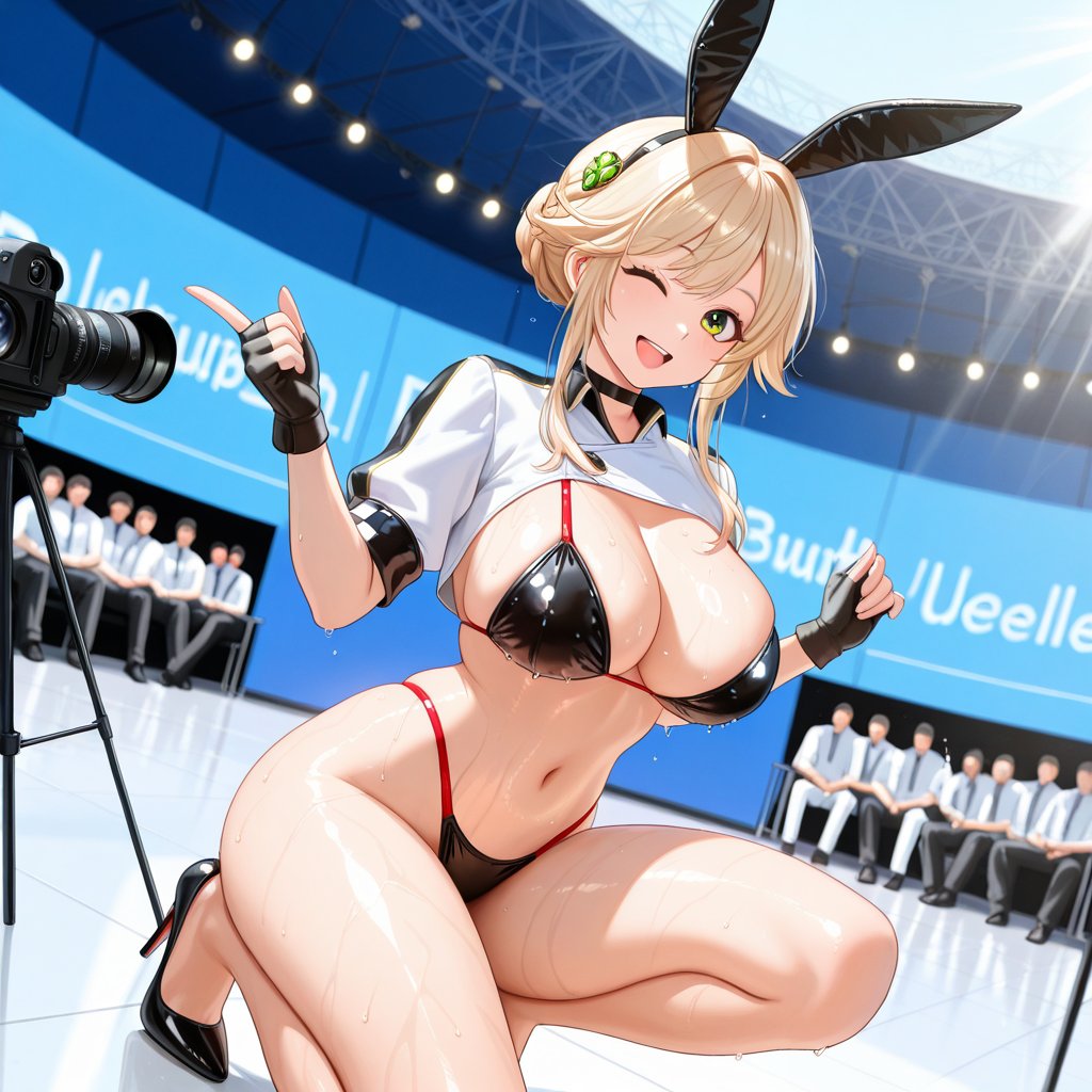 serafu0009's tweet photo. エード:エージェントバニー 『真夏のレース』 | serafu #pixiv 👉https://t.co/xR0knDzACS 

#ニケ　#勝利の女神NIKKE #NIKKE #エードエージェントバニー https://t.co/jicrCVrwVv