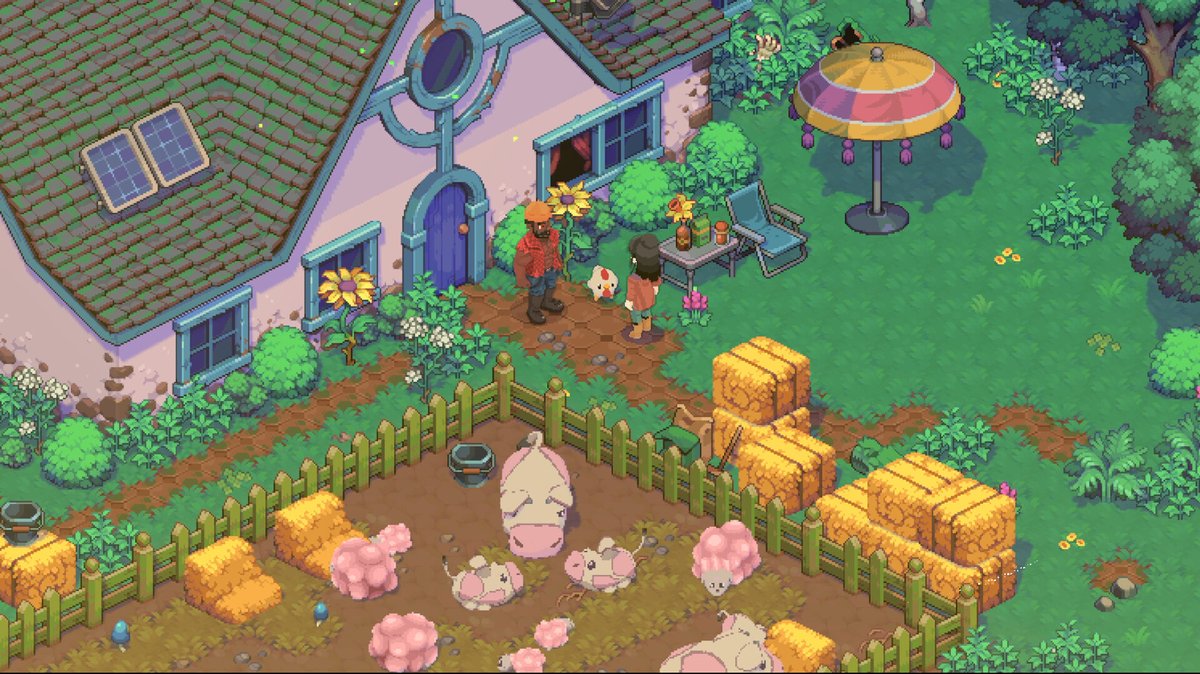 myPotatoGames's tweet photo. Moonfrost is releasing in less than two weeks on October 12th! and after playing the demo I couldn't be more excited. It feels like a hybrid between the small town dating and farming charm of Stardew Valley, mixed with the creative freedom of the Sims. https://t.co/VJDHB7NWac