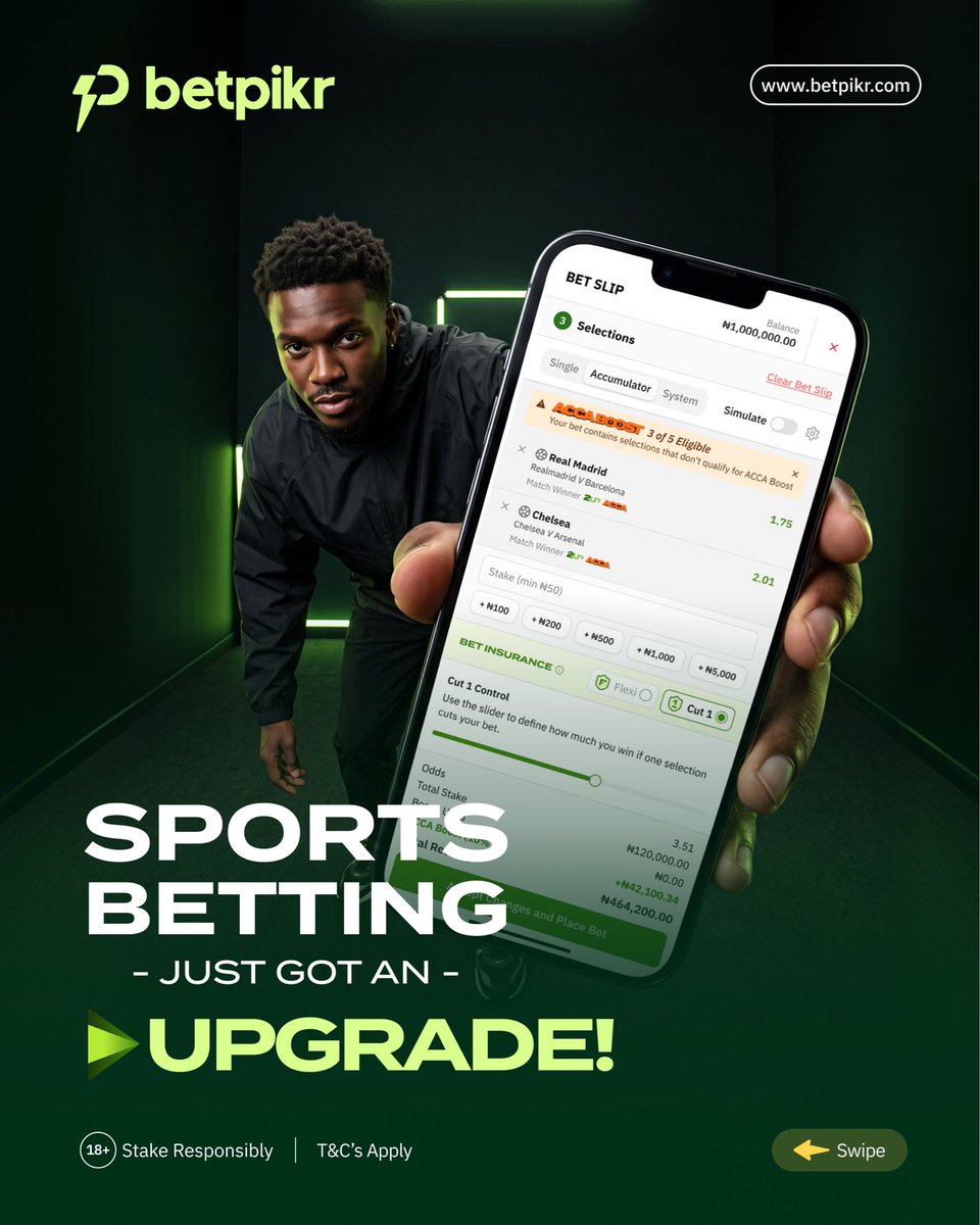 betpikr's tweet photo. Level up your game with betpikrβs smart features: Autobet, Recommender, Pikr Switch, Bet Mentor, Community, and many more.
This is betpikr π
#betpikr #ThisIsbetpikr #LicenseToWin https://t.co/DxLq9b2chN