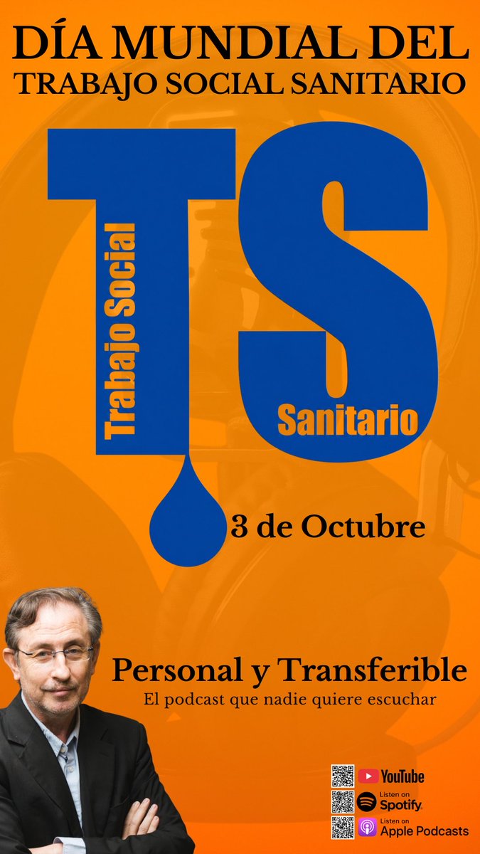 lauredelacruz's tweet photo. 🗓️ DÍA INTERNACIONAL DEL TRABAJO SOCIAL SANITARIO

Hoy día 3 de Octubre celebramos el Día Internacional del Trabajo Social Sanitario. En el año 1905, un médico del Massachusetts General Hospital de Boston, el Dr. Richard Cabot, contrató a la primera trabajadora social sanitaria, Garnet Isabel Pelton. Esta incorporó los aspectos sociales a la práctica clínica, mejorando los diagnósticos y planteando tratamientos más adecuados de las personas a las que atendía.

Los trabajadores sociales sanitarios son profesionales del Trabajo Social especializados en el conocimiento de las enfermedades, la evolución de estas y las posibles afectaciones en la vida del usuario, de su familia y de su entorno. Esto supone el conocimiento de la persona en todas sus esferas: la personal, la familiar, la formativa, la laboral, la espiritual y la social, que queda recogida en la valoración social que realiza el trabajador social sanitario.

#Podcast  #TrabajoSocial 

PERSONAL Y TRANSFERIBLE©️
El podcast que nadie quiere escuchar