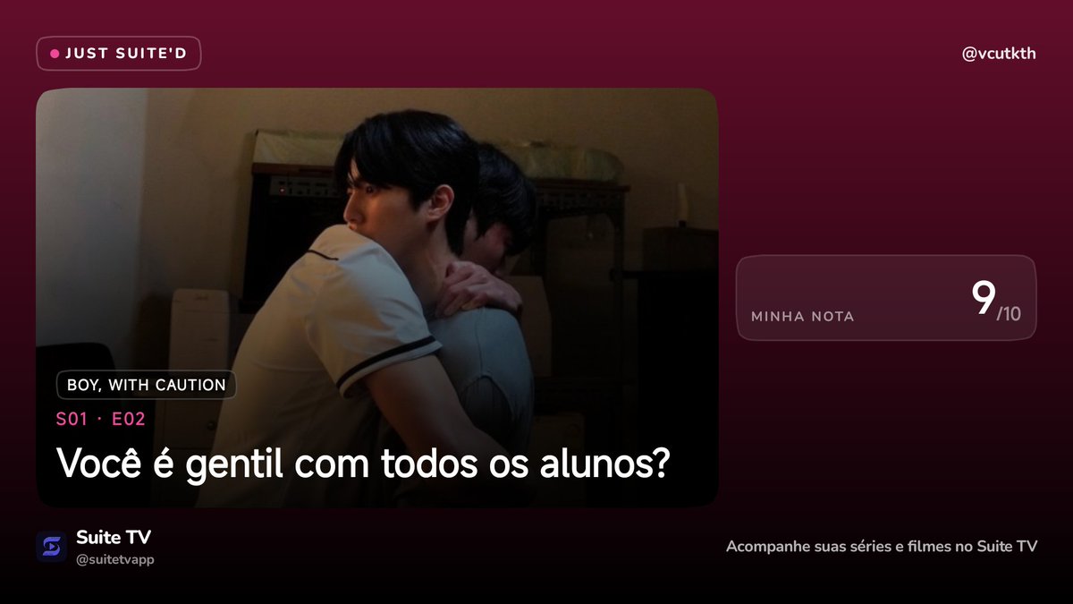 vcutkth's tweet photo. achei babado! completamente diferente do que eu estava esperando. a direção também é muito boa e é uma raridade aparecer um kbl assim https://t.co/PJeIiH8hQL