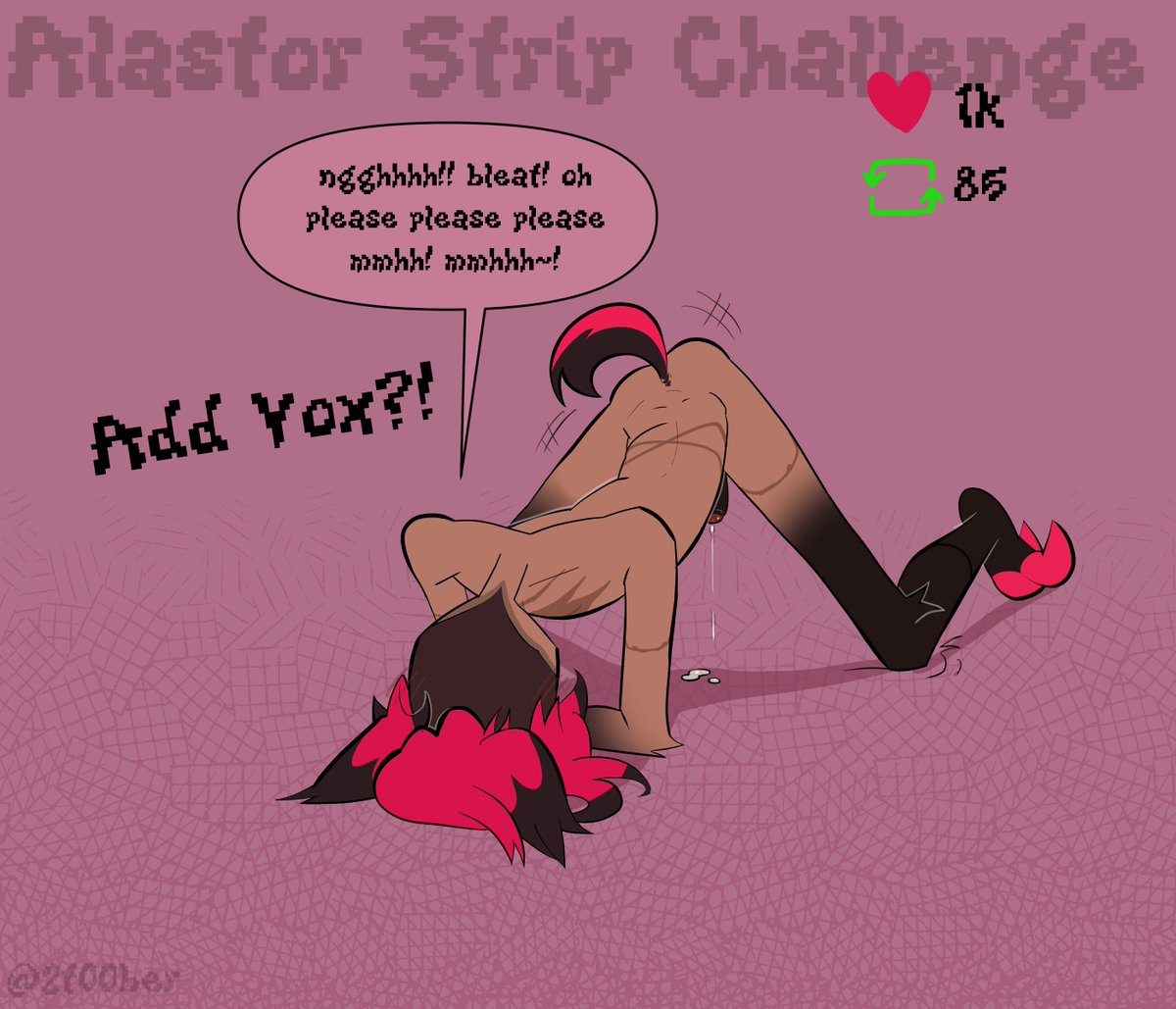 2t00ber's tweet photo. One more to go! Shall we add Vox? 📺
#alastor https://t.co/2Qkom5WUb8