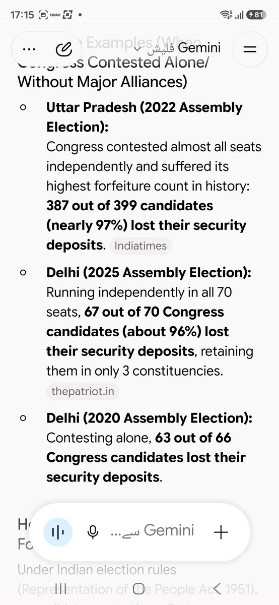 sanjeevchadha8's tweet photo. #Rastravad @rrakesh_pandey @rajatindianews @shaziailmi @dharmendramlc @anantvijay Hi @shahdabchauh why all are against your party expansion? Congress is non existant in UP Delhi Bengal and so many other states. They lost security deposit when they chose to go alone. Check below https://t.co/DDZQJOz0bd