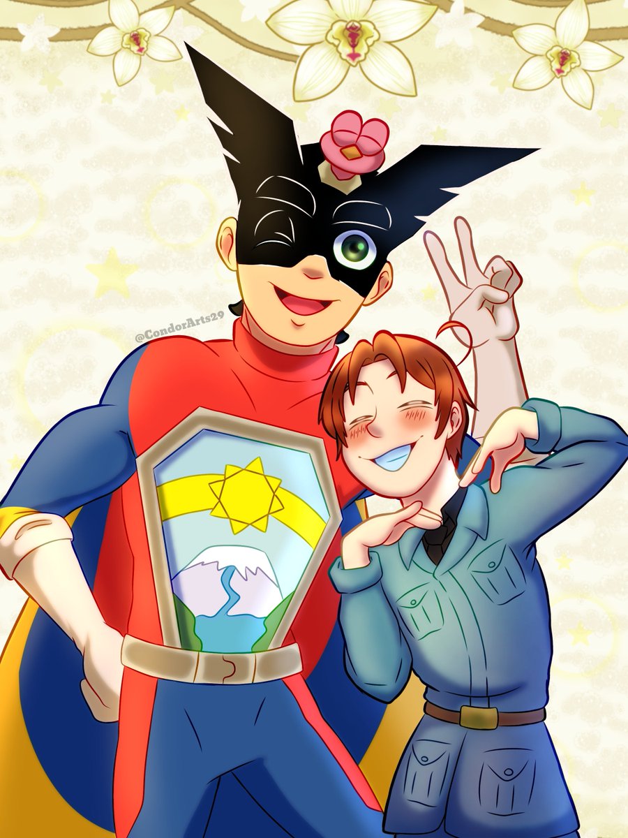 AToad17's tweet photo. Happy 20th birthday to Capitán Escudo and Hetalia!!
#hetalia
#capitanescudo
#aphitaly 
#fanart https://t.co/qTC3VO2YJ6