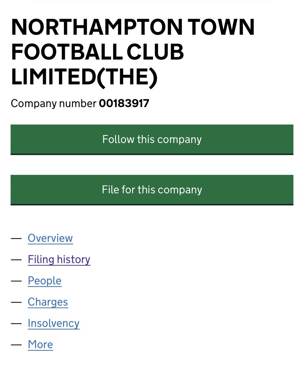 KieranMaguire's tweet photo. Northampton Town takeover changes in boardroom confirmed at Companies House https://t.co/FSgXvn6csR