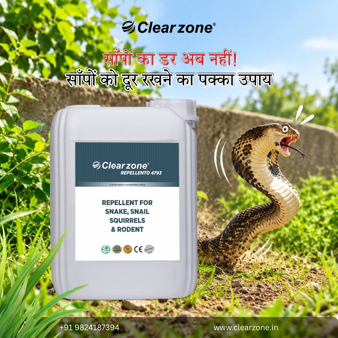 clearzone30294's tweet photo. खेत, गार्डन या आसपास साँपों की समस्या?
Clearzone Repellento 4793 Snake Repellent के बारे में जानें और साँपों के आने की संभावित जगहों पर सुरक्षा बनाए रखने की दिशा में कदम बढ़ाएं।
+91 9824187394 | https://t.co/vkbbp1rJ9r
#SnakeRepellent #SnakeSafety #Clearzone https://t.co/oG1RaGAXFt