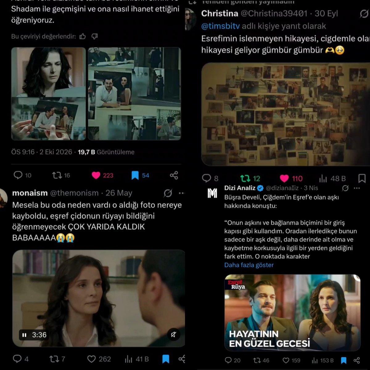 Christina39401's tweet photo. Herkesin görmek istediği bir hikaye Çiğdem ve Eşrefin geçmişi, bunu yok sayamazsınız. İnanılmaz ilgi çekici bir konu ayrıca, nasıl aralarına girdi nasıl anlaşıldı Eşref ona bir şans vermek isteyecek kadar neler yaşandı. 

@timsbitv @sagyasarburak @timursavci #EşrefTek https://t.co/fmhUmcna8l