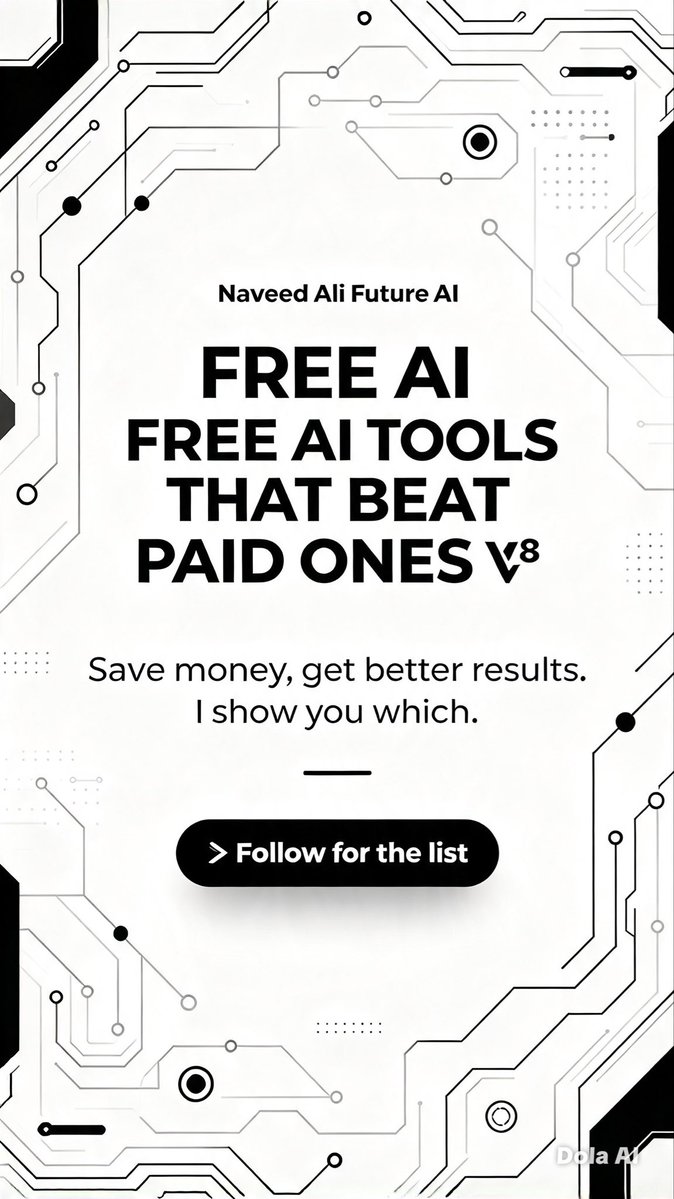 NaveedA14552184's tweet photo. AI tools can save you hours every day. Learn how to use simple AI tools to create content, improve your marketing and work smarter.
👉 Follow Naveed Ali Future AI for more AI & digital marketing tips.
🏷️ Hashtags
#AI #DigitalMarketing #AITools #MarketingTips #FutureAI #NaveedA https://t.co/sJgfmKwU2Z