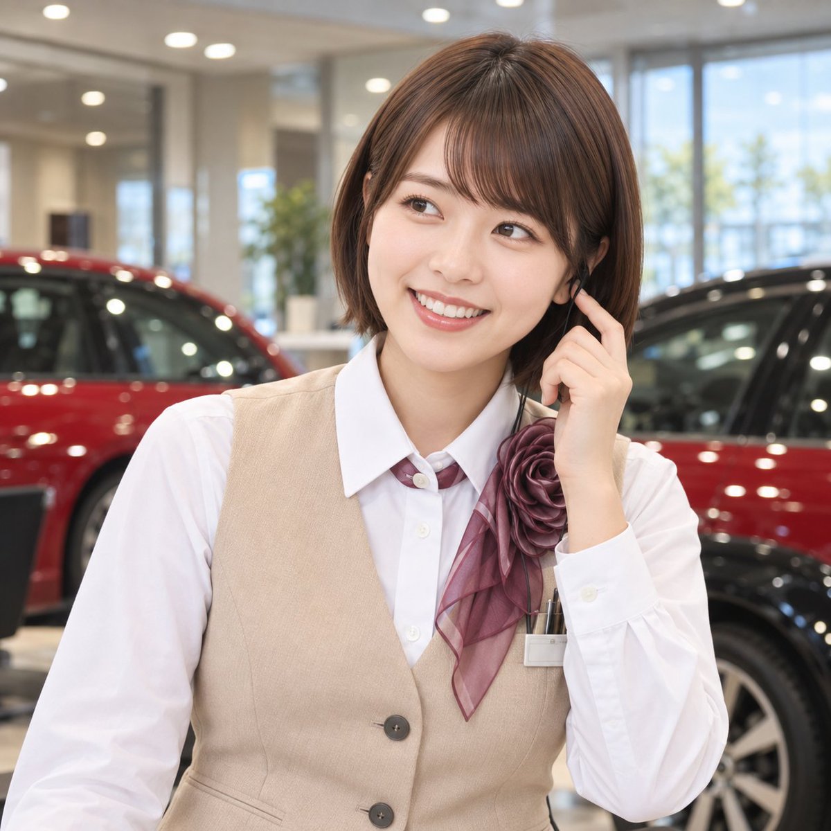 kogaeri001's tweet photo. 出勤したら、最初に名札とインカムを確認します🚗
 みなさんは仕事前に必ずやることありますか？✨

#車好きと繋がりたい #カーディーラー #仕事ルーティン https://t.co/r3qzwCDHwa