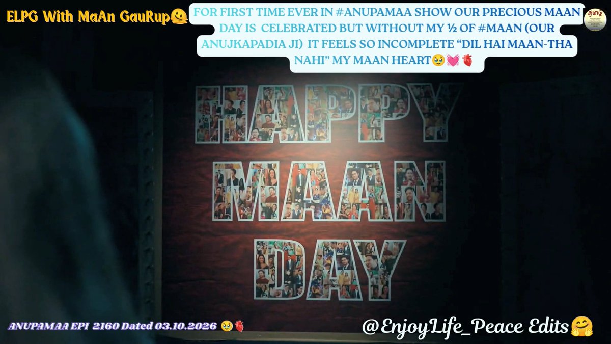 EnjoyLife_Peace's tweet photo. After So Long,Tday's 75% of #Anupamaa Epi was #MaAnlicious Our #MaAnDay CelbSpl Uff🫀
#Anupama 's Spl #MaAn Cake,The Way She Emoted Every #MaAnWords #MaAnFeelings ,#Anuj Shayari So Lively Emotionaly Deeply Felt So Connected with Our #AnujKapadia #MaAn #Anupama #MaAnMoments Pics🥹 https://t.co/HwOCe4IbFP
