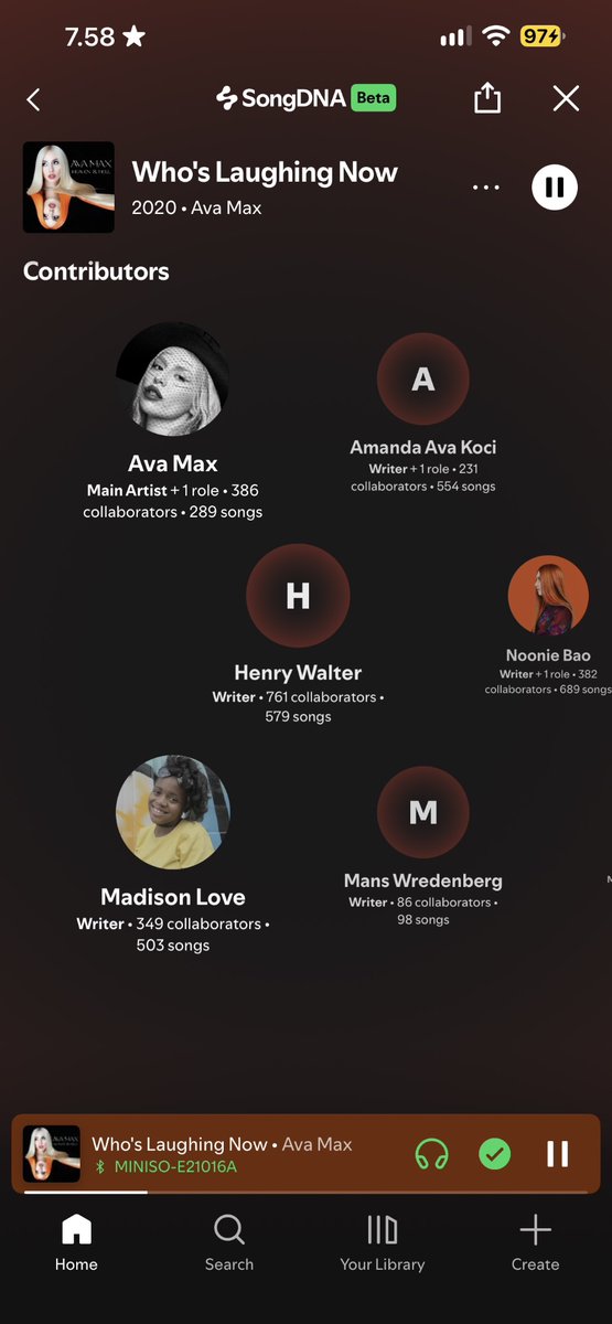 kizzavamax's tweet photo. LMFAOO why is fadison love look like this on spotify https://t.co/fgT8OIpIZk