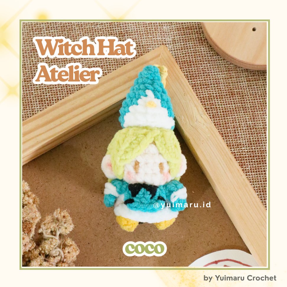hannnyeong_'s tweet photo. ✨Batch 3 Pre-Order for WHA Crochet Keychain✨ 
- by Yuimaru Crochet

🌎 Intl. Order: https://t.co/7ZGYtYe3oC or https://t.co/Fqiurciw9C

🇮🇩 Local (IDN): https://t.co/1DaFEiVOjy or https://t.co/xCbeWXijFS

#WitchHatAtelier
#とんがり帽子のアトリエ https://t.co/EUo5dEIegr