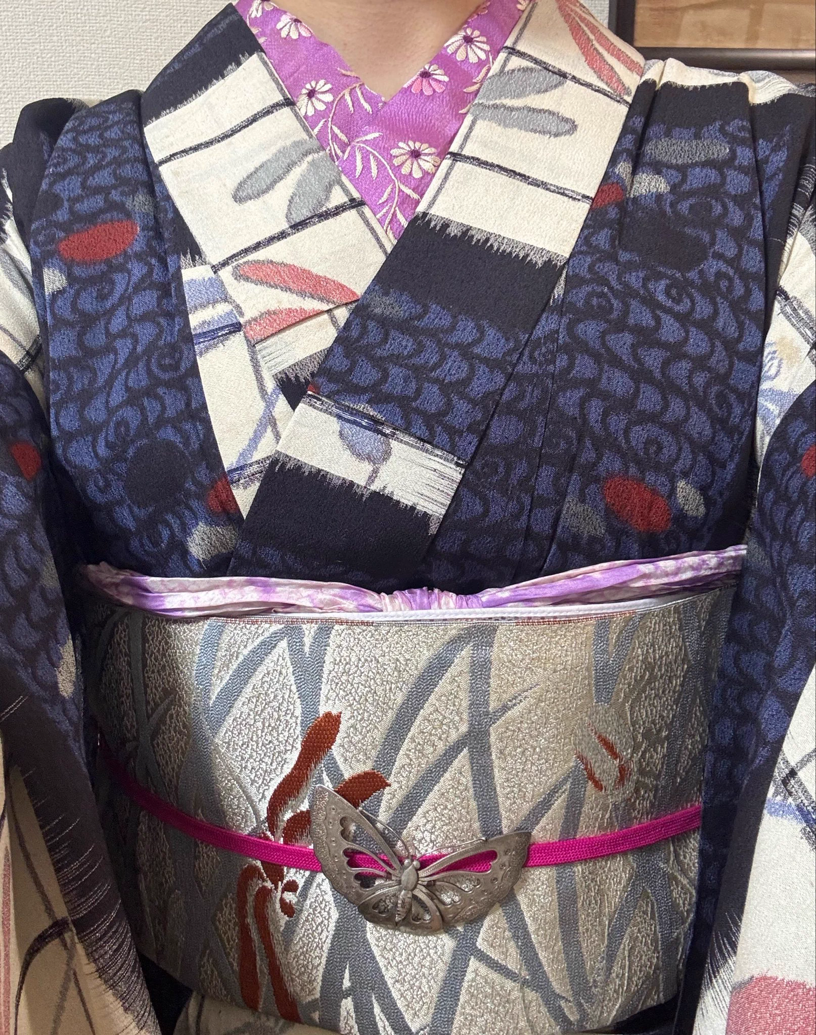 蜻蛉柄 着物 昭和レトロ アンティーク着物 るう アンティーク着物沼_(:3」z)_（本アカ乗っ取られたので転生） on