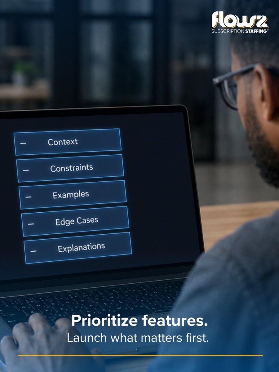 flowzstaffing's tweet photo. 💻 Great software starts with great collaboration.
Clear goals, shared context, early feedback and trust help your FlowzPRO Full Stack Developer deliver better results - faster.
#FlowzStaffing #FlowzPRO #FullStackDeveloper #WebDevelopment https://t.co/Mretzuh6tv