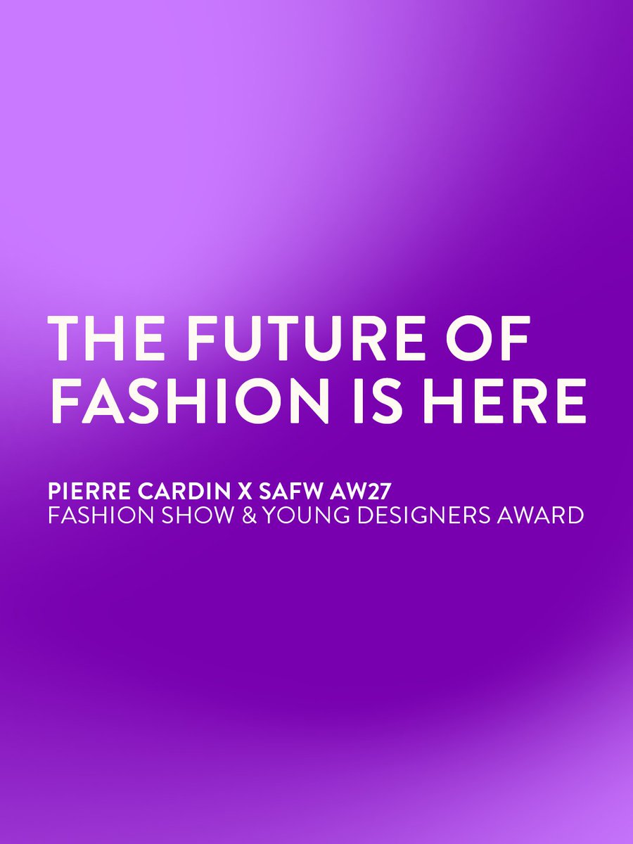 safashionweek's tweet photo. Global avant-garde icon @pierrecardin &amp; @PierreCardinZA collection is coming to the SAFWAW27.

Rodrigo Basilicati-Cardin hosts exclusive workshops and presents the historic first South African edition of the Pierre Cardin Award. 

#SAFWAW27 #PCYDASouthAfrica #PierreCardinAward https://t.co/scnbKEr1T1