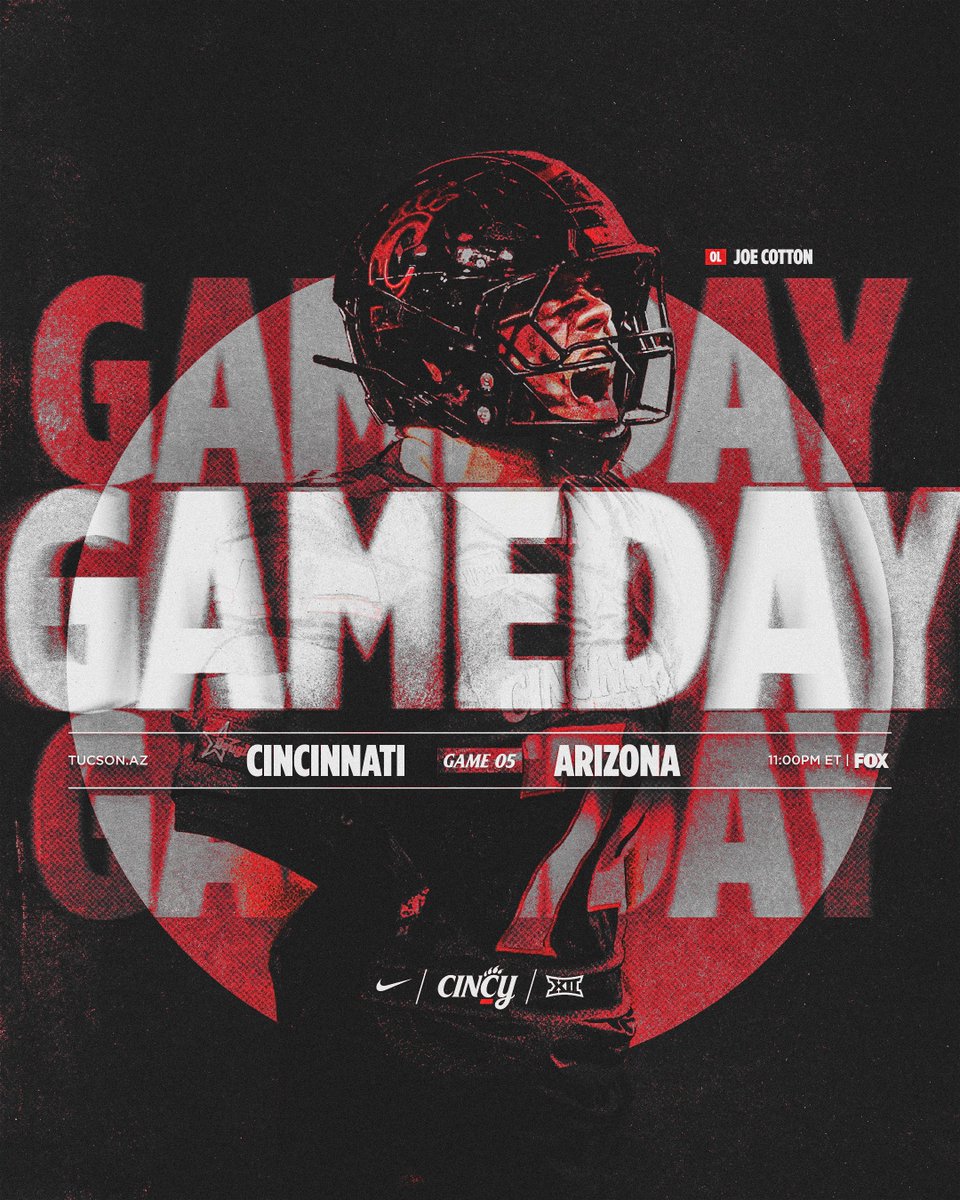 GoBearcatsFB's tweet photo. GAMEDAY IN THE DESERT 🌵 https://t.co/4F1yyZ5qYA