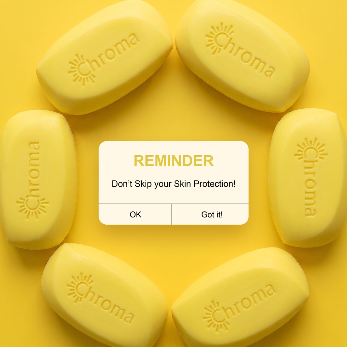 chromacarepk's tweet photo. Keep your skin cared for, protected, and glowing every day. 💛

#ChromaCare #WeCareAboutYou #LemonadeSoap #FruitySoap #SkinCare #DailySkincare #MadeInPakistan #PakistaniSoap https://t.co/CU2vzUoUoy
