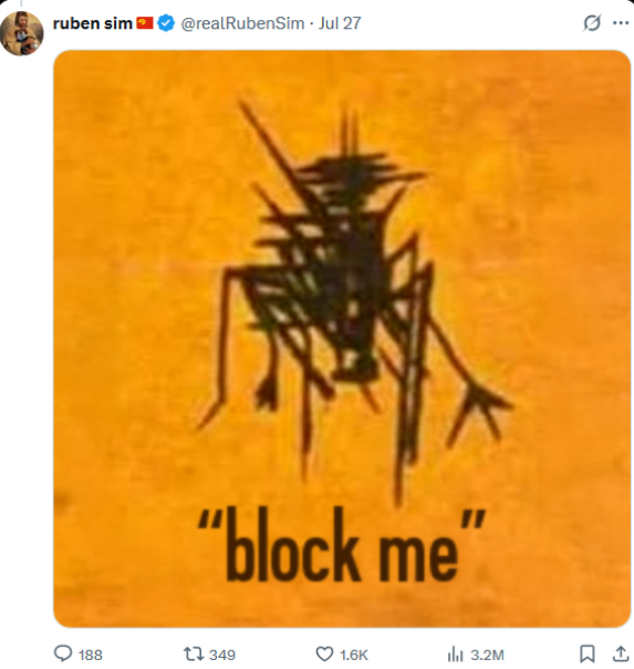 rayquazadude's tweet photo. @realRubenSim ruben you cunt you used an imagery of a rape metaphor as a joke https://t.co/FELNc78sc1