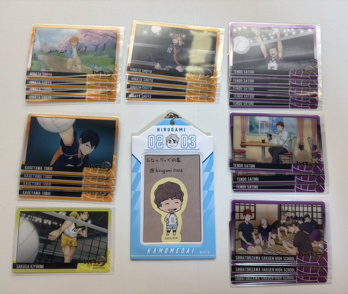 hirugami0203's tweet photo. 【郵送 交換】
ハイキュー!! FLY HIGH 
2.5周年記念 POP UP SHOP 
アトレ 秋葉原 

【求】各種昼神(異種交換も可)

🩵買取(クリアカード昼神私服)もお声掛けください！

⚠️詳細及び希望については写真をご参照ください。
取引に関してはリプ続きあります！
検索からもお気軽にお声かけください。 https://t.co/GXSZRA7INK
