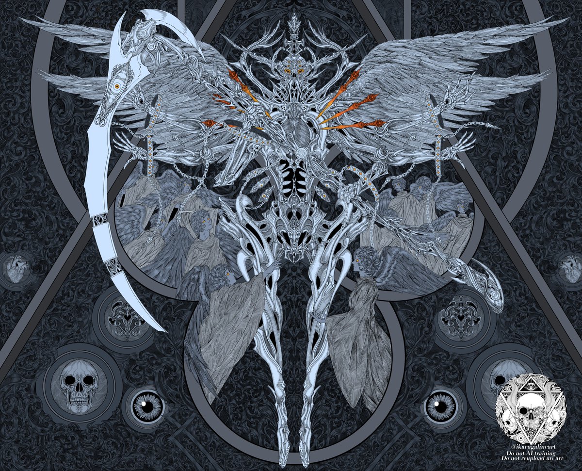 ikaruga_29's tweet photo. The gods of my world have no intention of saving you.
But in this world, you must worship one of them—
otherwise, you’ll be devoured by the monsters at the bottom of hell. https://t.co/vwRyuQ25xe