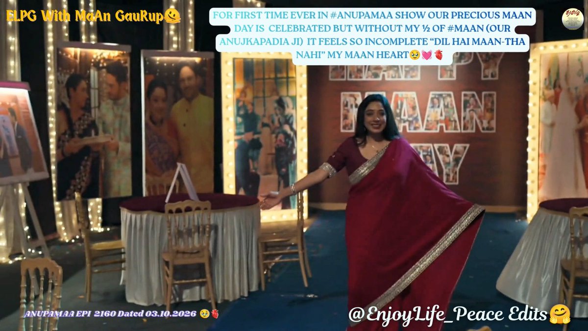 EnjoyLife_Peace's tweet photo. After So Long,Tday's 75% of #Anupamaa Epi was #MaAnlicious Our #MaAnDay CelbSpl Uff🫀
#Anupama 's Spl #MaAn Cake,The Way She Emoted Every #MaAnWords #MaAnFeelings ,#Anuj Shayari So Lively Emotionaly Deeply Felt So Connected with Our #AnujKapadia #MaAn #Anupama #MaAnMoments Pics🥹 https://t.co/HwOCe4IbFP
