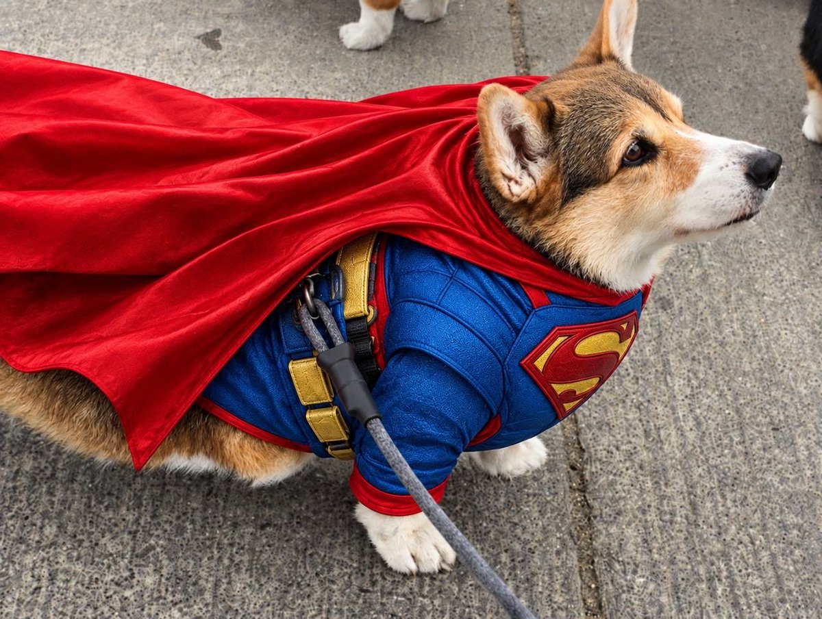 SupermanNear's tweet photo. Alex Skidanov the Co-Founder of NEAR posted a photo of named Batman on his X the chunker at the bottom left. Now we dress him as $SUPERMAN Dog. Look how cute he is on this outfit. 

Proof: https://t.co/UWcpshDtct

TG: https://t.co/qSGmrldbM4 https://t.co/aBDaI9puIt