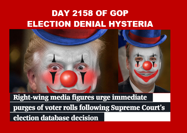 bennel62's tweet photo. Day 2158 of #GOP #electiondenier #hysteria: #Trump #BigLie #ClownShow #Circus starring former @dojphofficial Jeff Clark https://t.co/vr37YQAHjM https://t.co/V8IApUdoLp