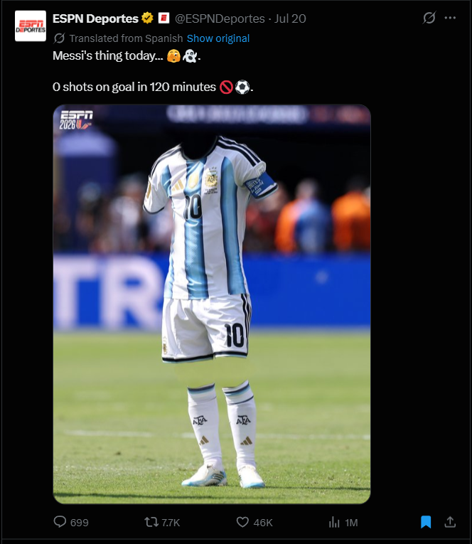 biogoat1's tweet photo. @nadjib__fcb النهايات العظيمة 
امال لو كان شاط شوطة واحده او فاز في النهائي او خد الهداف او الهداف التاريخي او افضل لاعب 
كنت هتقول ايه بقي 
يلا بالشفا https://t.co/lYIrFI49uF