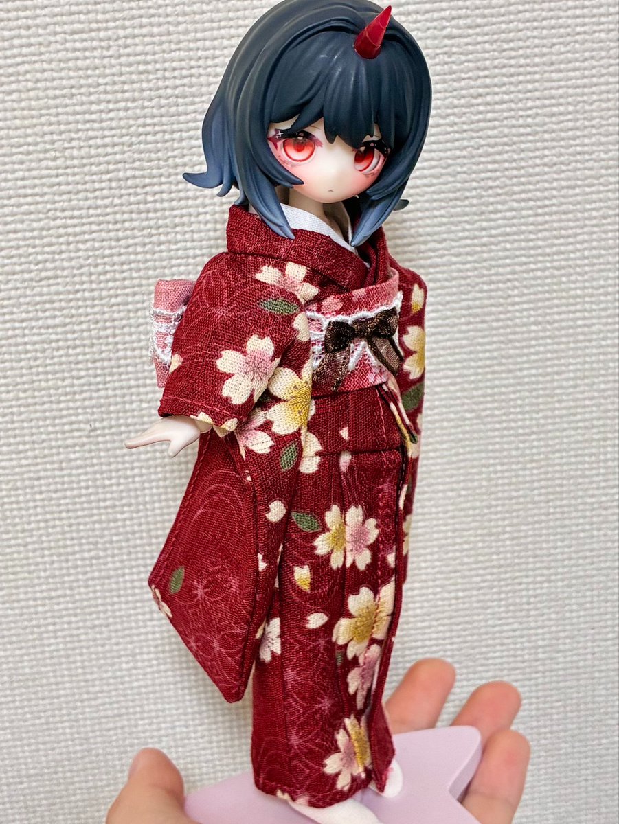 nann_doll's tweet photo. サイズほぼアウトだけど、可愛いから良しとする！

（まだ届いてない）ミクちゃんとお揃いの着物👘👘 https://t.co/qe1L9cs5P0