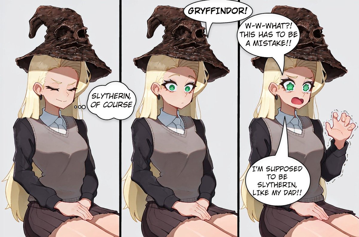 kuronephos's tweet photo. Malfoid and The Sorting Hat

#malfoid #malfoy https://t.co/AP3uvsau7T