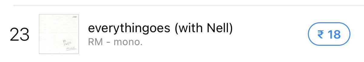 BTSIndiaCharts's tweet photo. @BTS_twt's "SWIM" has re-entered  #1🎉 on India🇮🇳 iTunes chart!
#1 Swim
#23 everythingoes 
Keep buying!! https://t.co/DX4rrEnI9i
