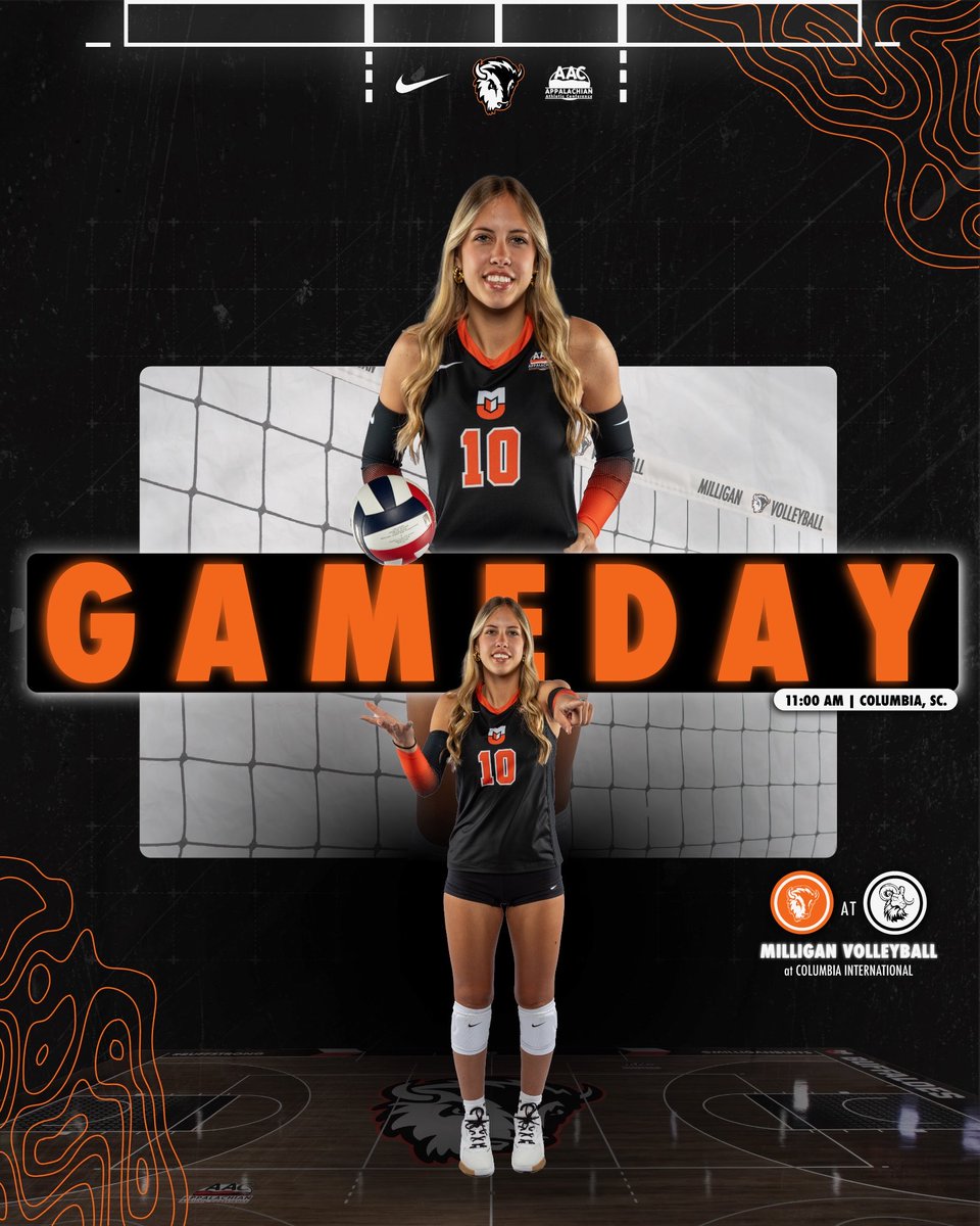 MilliganBuffs's tweet photo. 𝗔𝗻𝗼𝘁𝗵𝗲𝗿 𝗚𝗔𝗠𝗘 𝗗𝗔𝗬 𝗳𝗼𝗿 Milligan University Women’s Volleyball 🏐
•
•
•
🆚: Columbia International
🕚: 11:00AM
📍: Columbia, SC.
#MountaintopMentality🌄 | #MilliganWVB https://t.co/GKuXITRElr