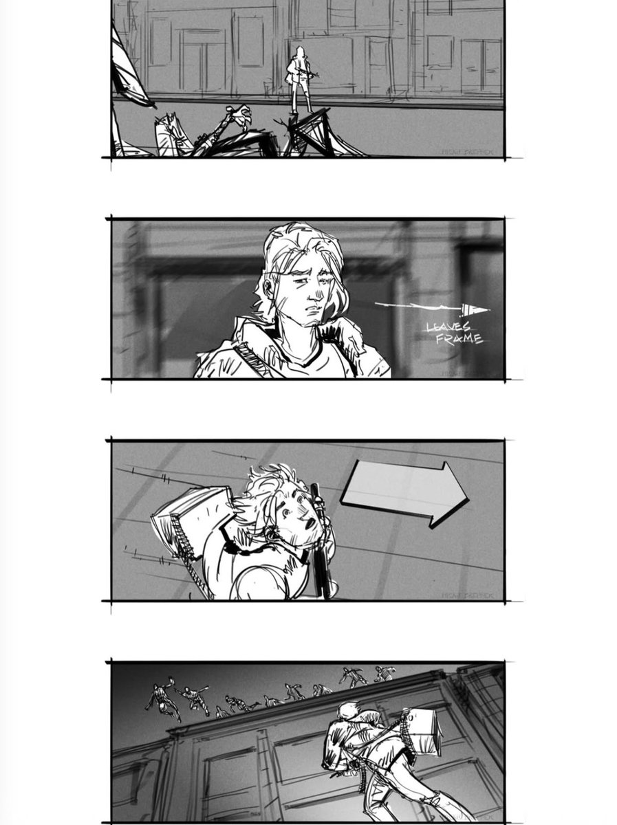 __tls123's tweet photo. resident evil (2026) storyboards of the scene of bryan running through raccoon city by micah brenner on insta 👀👀👀

1/2 https://t.co/nL7U2G0PUZ