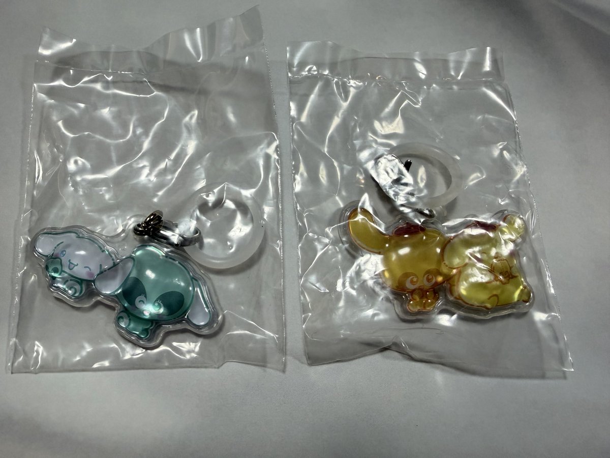 m_on_0225's tweet photo. 【交換】ぷにるんず サンリオキャラクターズ ぷっくりドロップめじるし ガチャ マスコット

譲：シナモロール(シナモン) ポムポムプリン

求：ハローキティ

お気軽にお声がけください。 https://t.co/KTva2bVjcR