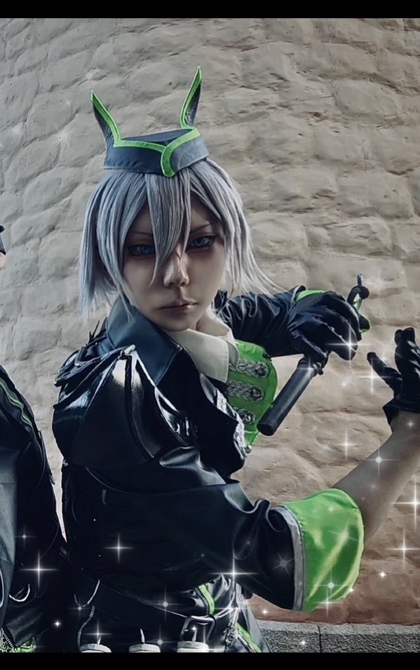 chamuchama_cos's tweet photo. ⚡️⚔️ﾃﾞｭｵたのしすぎたよ〜
背中預けられる仲間がいるって幸せだね👍

⚔️@Roi_8686 

 #Dハロ仮装2026  #Dハロツイステ https://t.co/Q1b35s8vxS