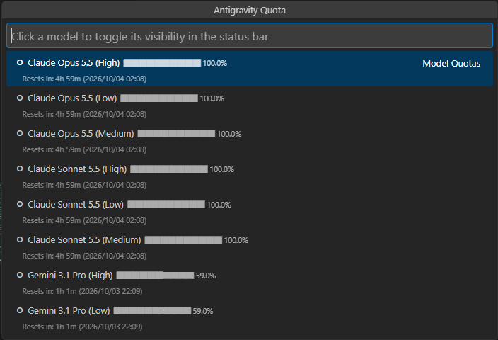 alreadymonday38's tweet photo. AntigravityでOpus5.5が使えるの？いつから使えるようになったんだろう？とにかくありがいので早速使ってみよ https://t.co/bnujuq5izx