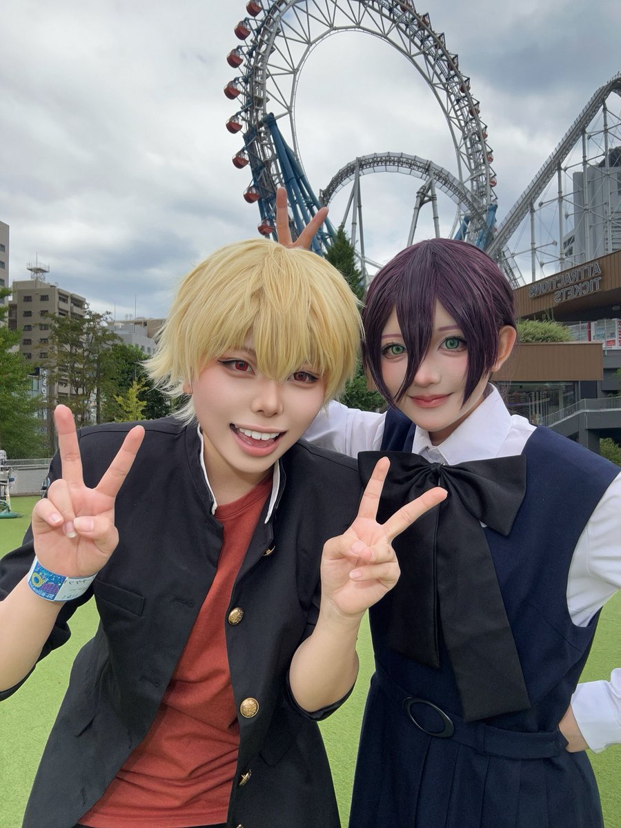 ayu_po01's tweet photo. ⚠︎︎コスプレ cosplay 

TDC離脱〜！！
デート楽しかったヨーン！！！俺んﾚｾﾞカワイイ！！！！！

#TDC #レイパラ https://t.co/chmlNrmfJe
