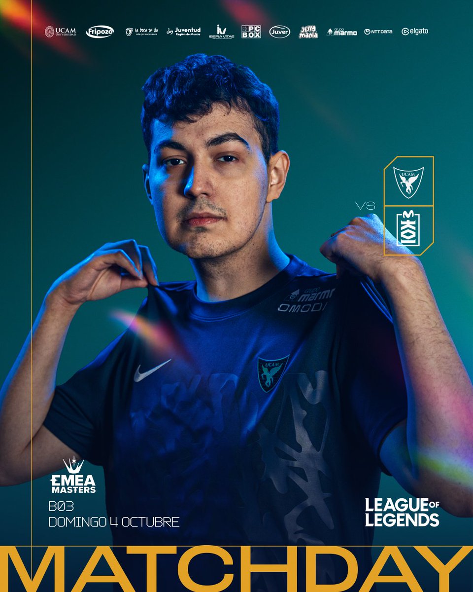 UCAM_esports's tweet photo. Os damos las gracias por la plaza, pero queremos mantenerla un poco más 😉 

🕐 18:00 - Bo5
🆚 @MovistarKOILoL 
📺https://t.co/BEki7fPgbe

Acompáñanos en esta revancha 💪 https://t.co/Osci315PVl