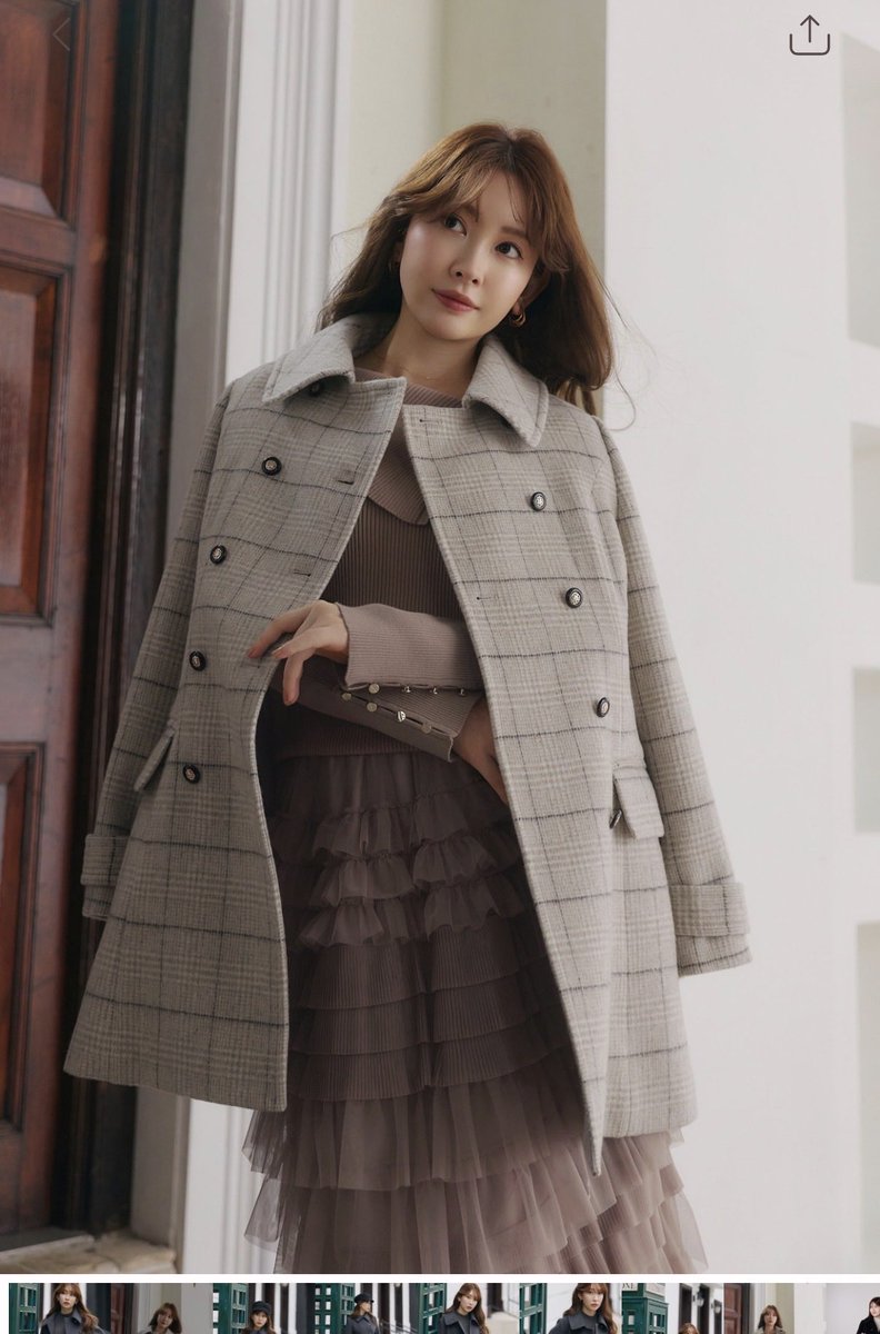 xszkx0's tweet photo. それと、Wool-Blend Tailored Peacoatのcheckノリノリで買おうとしたら、checkだけカシミア混ざってない！？
確かにグレーとブラックにはとは表記あるけど…
サイトの素材表記、check分記載無いけど大丈夫そ？久しぶりにビックリ案件🫢
#herlipto https://t.co/W9iuhlQlhS
