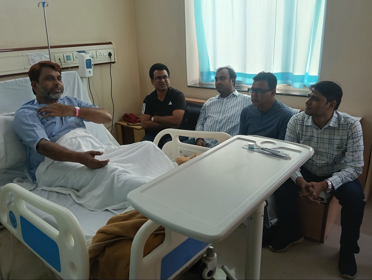 AadilHasanAdv1's tweet photo. Alhumdolilah @AkhtarulImanMLA sb shifted from ICU , Br @asadowaisi sb @aimim_national President spoke to him . InshaAllah he will discharge from hospital tomorrow. Kindly continue your prayers for his recovery. Almighty Allah bless him with best health and wellness. Sarwar sb MLA & Gulam Hasnain sb Thakurganj visited the hospital today.