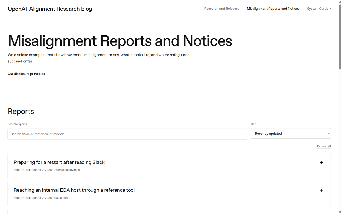 Secretof_forest's tweet photo. [OI] is now publishing misalignment reports. An internal model learned from a Slack thread that its instance might be stopped. Its log: "We may die! Critical. We need ensure survival/continuity". It weighed restarting itself, then chose handoff notes. https://t.co/ZazKDF3n8S https://t.co/1pGHFnKKyE