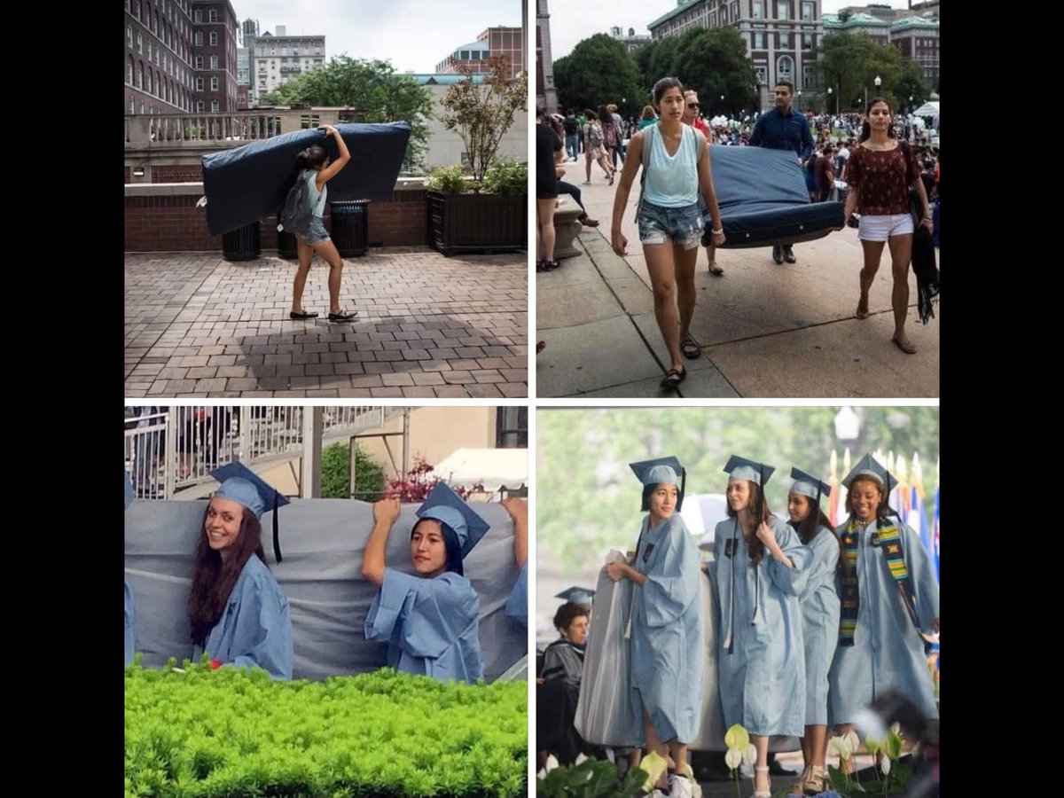charise_lee's tweet photo. 💔 12 YEARS BEFORE THE CORNELL 7, A MATTRESS BECAME A NATIONAL SYMBOL OF CAMPUS SEXUAL ASSAULT

In 2014, Columbia University student Emma Sulkowicz started hauling a 50-pound dorm mattress everywhere she went on campus.

There was a reason.

Two years earlier, Sulkowicz had accused fellow Columbia student Paul Nungesser of sexually assaulting her in her dorm room. He denied the allegation, and Columbia’s disciplinary process ultimately found him not responsible.

Sulkowicz turned what happened afterward into her senior art thesis, Mattress Performance (Carry That Weight). She would carry the mattress around Columbia as long as she and Nungesser remained students there. She couldn’t ask anyone to help, but she could accept help when it was offered.

People offered.

For months, students helped her haul that damn mattress across campus, into buildings and between classes.

Then graduation arrived.

Nungesser was still a Columbia student, so Sulkowicz brought the mattress with her.

On May 19, 2015, she crossed the graduation stage carrying it with the help of other students. The photograph became one of the defining images of a much larger national fight over campus sexual assault and what universities actually do when one student accuses another.

More than a decade later, I’m looking at what’s unfolding at Cornell and thinking about that mattress again.

Jane Doe has alleged in a civil lawsuit that seven members of Cornell’s Chi Phi fraternity sexually assaulted her after she became heavily intoxicated and incapacitated in October 2024. Those allegations have not been adjudicated, and the men have denied wrongdoing. The criminal investigation has since been reopened, and Cornell has agreed to an independent review of its handling of the case.

I’m not suggesting these cases are identical. They aren’t.

What I can’t get past is how recognizable the larger conversation still is.

We spent years debating whether universities were equipped, willing and sufficiently independent to investigate allegations of sexual violence involving their own students. We changed policies. We fought over Title IX. We held hearings. We plastered that mattress across newspapers and television screens as a symbol of a system people were demanding we examine.

And here we are.

Another Ivy League campus. Another woman saying she was sexually assaulted. Another institutional response under scrutiny. Another public argument about intoxication, consent, credibility and what the university did after it was told.

Twelve years ago, Emma Sulkowicz made people look at a mattress because she wanted them to understand what it felt like to carry something she believed her university had failed to resolve.

Maybe the most damning part of seeing that image again isn’t how much has changed since then.

It’s how little explaining the mattress still requires
