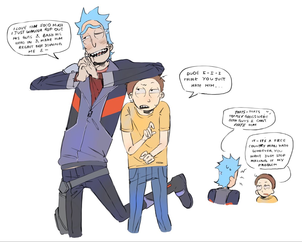 mewo7777777's tweet photo. ok i hate rickprime but im man enough to admit the moe of those boots is unmatched #rickandmorty #rickprime #mortysmith #mortyprime #ricksanchez https://t.co/IZEsP4dDL9