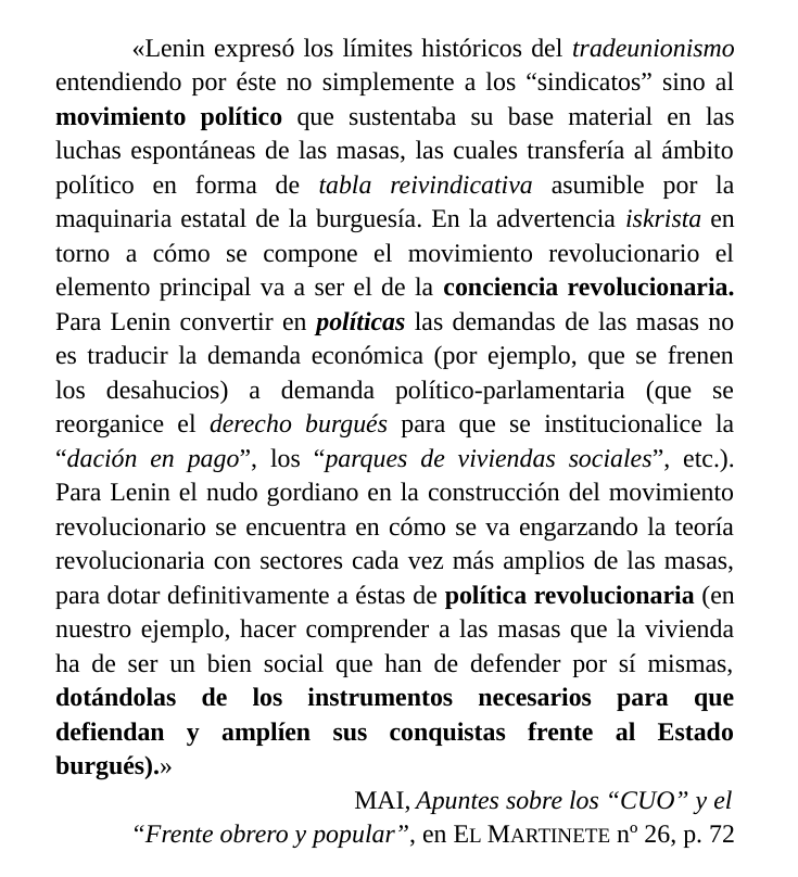 Emancipaci0n's tweet photo. Un par de citas de la Línea de Reconstitución sobre cómo se construye el movimiento revolucionario, en relación con la cuestión de la vivienda https://t.co/874JeANeT2